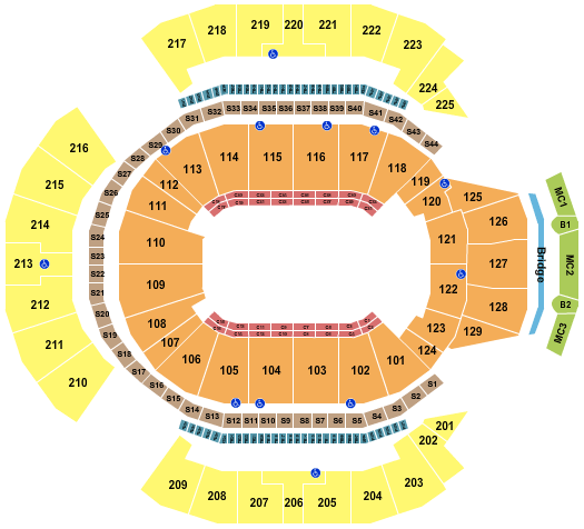 Chase Center Hot Wheels Monster Trucks Seating Chart